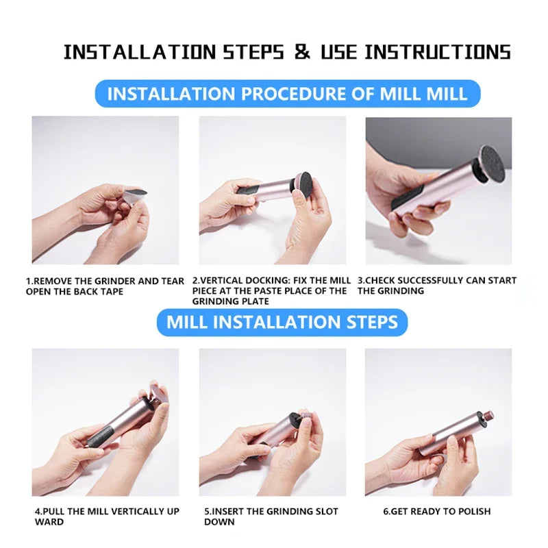 Feetiful Pro – Râpe électrique rechargeable pour pieds doux & sans callosités